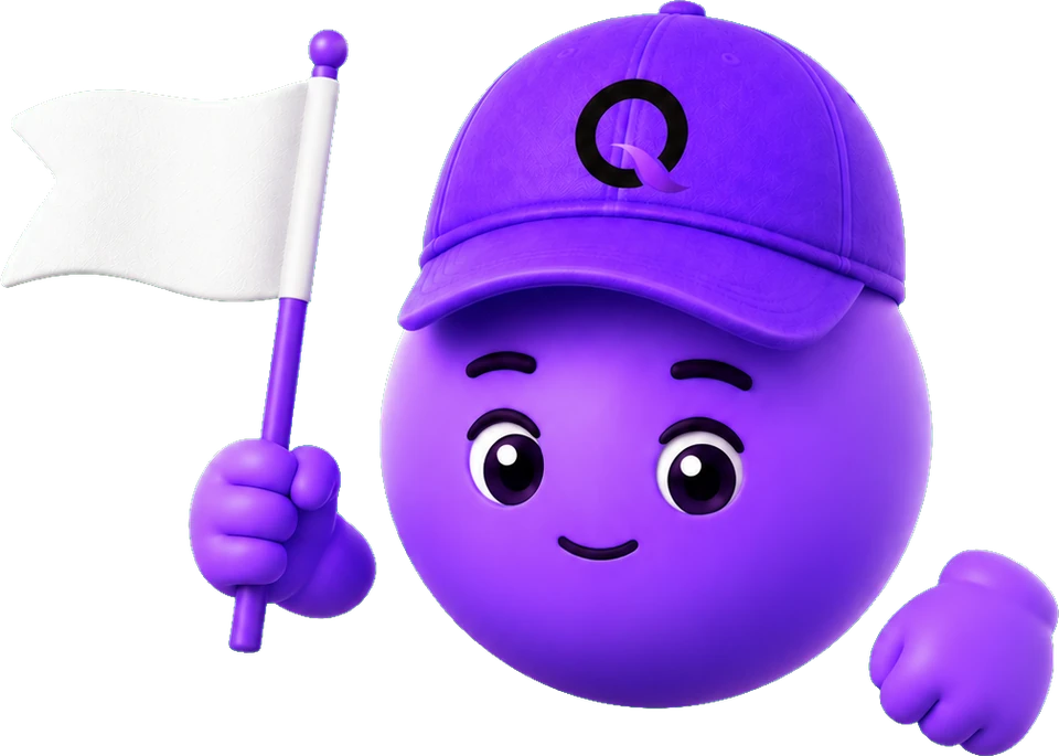Pico holding a small flag