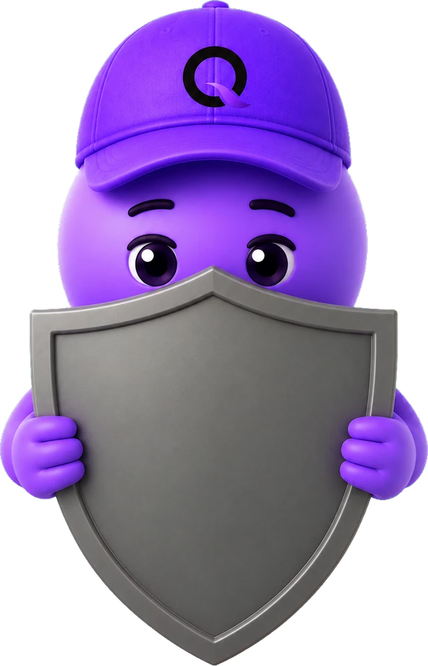 Pico holding a shield in front of himself
